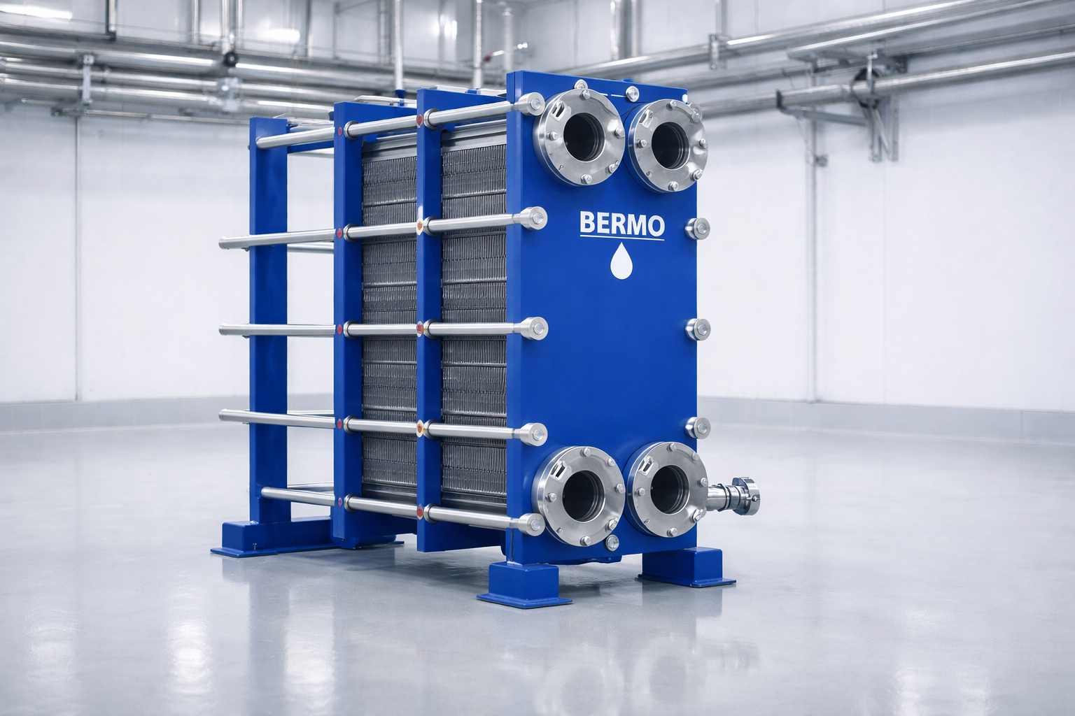 Trocador a placas gaxetado