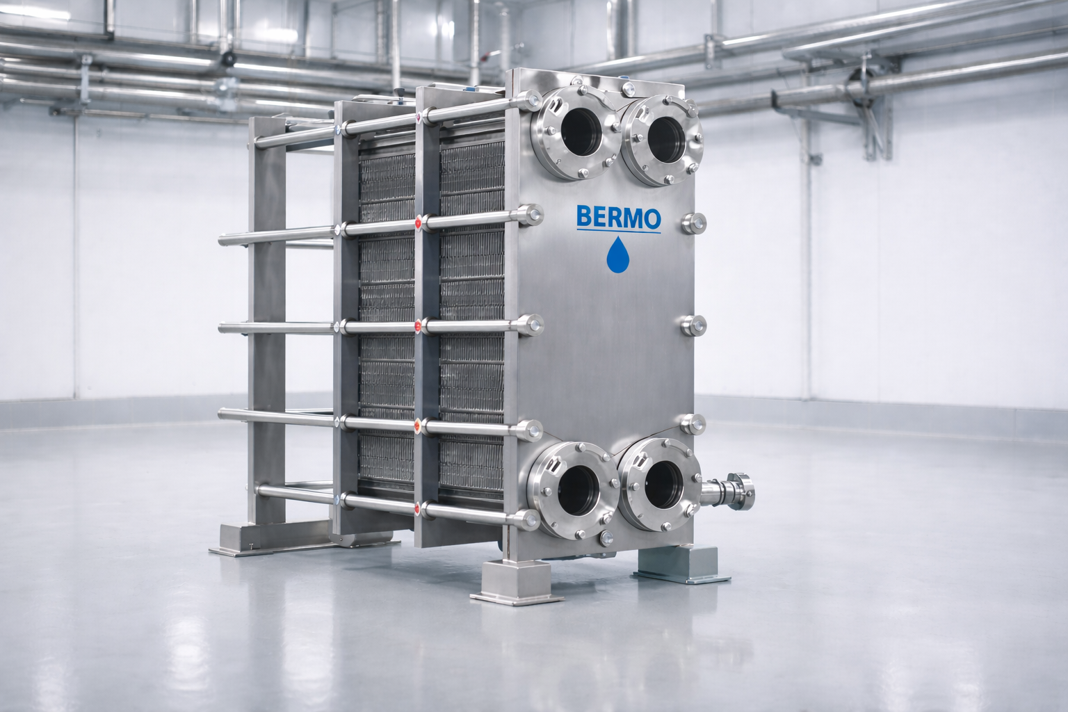 Trocador a placas sanitário